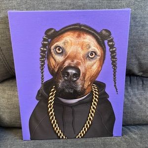 “Pets Rock” Dog Snoop Dogg box canvas